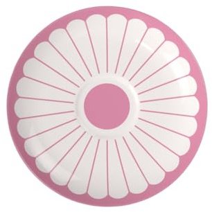 Villeroy & Boch – Fleur Cappuccino-Untertasse, Maße: ca. 17,5 × 17,5 × 2,5 cm, Lila, spülmaschinenfest & mikrowellensicher, florales Dekor, Kaffeeuntertasse aus Premium Porzellan