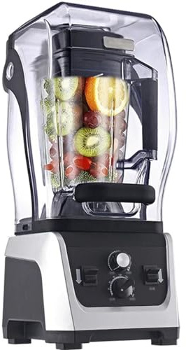Blender de comptoir professionnel de 2,5 litres, idéal pour les smoothies, la glace pilée et les fruits congelés. Doté d'une base de 2300 watts et de la technologie de broyage total.