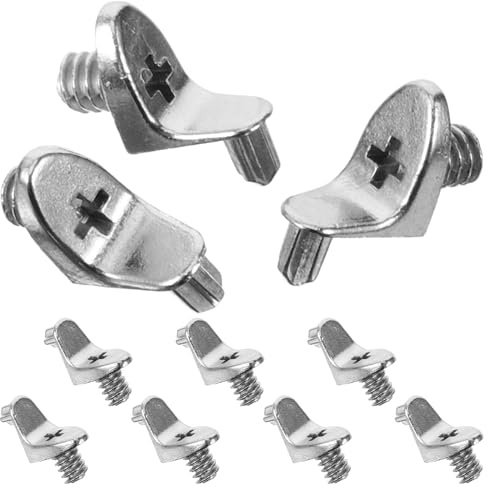 PRETYZOOM Regalstifte 10 Stück Metallhalter für Holzregale und Einlegeböden Gefertigt aus Robuster Aluminiumlegierung für Küchen und Büroeinrichtungen