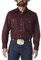 Wrangler Firm Finish Chemise de Travail Western pour Homme - Violet - LT (Large Tall)