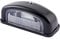 HELLA 2KA 001 386-231 Kennzeichenleuchte - Kennzeichenbeleuchtung - Anhänger - Halogen - 12V - Anbau/Schraubanschluss - ECE - Lichtscheibenfarbe: glasklar - Stecker: Flachstecker - links/rechts