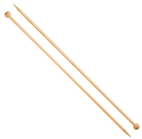 addi Nature Bambus-Stricknadeln, einspitzig, 35 cm, 4,50 mm