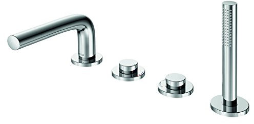 Keuco edition 51130 400 mitigeur de baignoire 4 trous montage sur bord de baignoire-chromé - 51530010200 220 mm