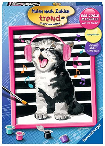 Ravensburger - 28431 3 - Numéro d'Art - Chat Chantant
