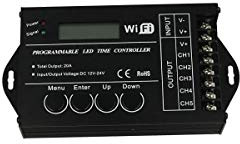 Centralita LED temporizador amanecer atardecer 12 V 24 V 20 A WiFi Time Led Controller para acuarios canarios invernaderos TC421