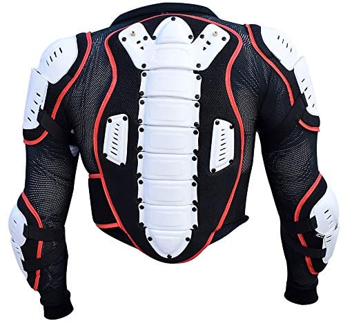 PROANTI Kinder Protektorenjacke Protektoren Jacke Hemd Weste Ski Snowboard Motocross Quad BMX - Gr. XS