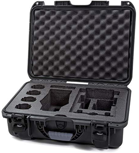 Nanuk 925 wasserdichte Hartschale mit Schaumstoffeinlage für DJI Mavic 2 Pro|Zoom + Smart Controller, Crystalsky 5,5 Zoll oder iPad - Schwarz