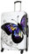 Trendyshop365 Reisekoffer Groß HartschalTrendyshop365 Reisekoffer Groß Hartschale mit Schmetterling Design Bedruckt 77cm 98 Liter 4 Rollen Bunt Weiß