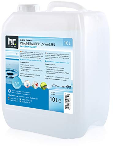 Höfer Chemie 2 x 10 L Demineralisiertes Wasser