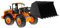 Kies-Schaufel für Siku JCB 435S Agri Radlader 3663