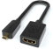 JAMEGA – Micro HDMI Adapter | Micro HDMI Stecker auf HDMI Buchse Audio Video Übertragung 3D 4K UHD 2160p Full HD 1080p ARC HDMI Typ D auf Typ A Adapterkabel kompatibel mit Raspberry Pi 4, Gopro UVM