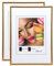IDEAL TREND New Lifestyle Set Bilderrahmen Wanddeko Collage Poster Rahmen 2er 3er 5er Pack: Farbe: 2er Pack Kupfer | Format: 50x70