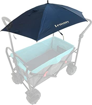 Bollerwagen Schirm (Blau)