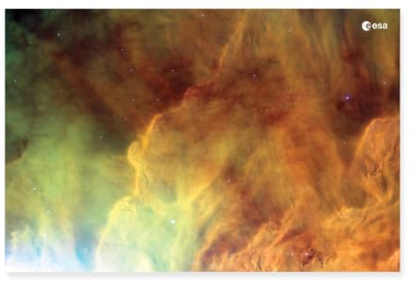 Spreadshirt ESA Hubble Teleskop Lagunennebel Lagoon Nebula Poster 60x40 cm