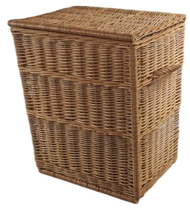 Rechteckiger Wiedekorb 40x30x50 cm Truhe Wäschekorb