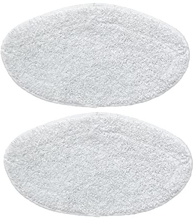 AYBAL Microfibre Mop Rags Parts Replacement Washable Mop Cloth Compatible With Polti Kit Vaporetto PAEU0332 Steam Vacuum Cleaner Accessories (Color : 2pcs)