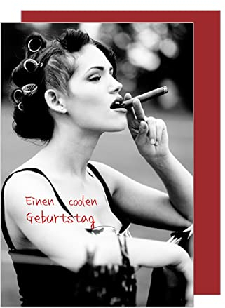 Edition Seidel Premium Geburtstagskarte mit Umschlag. Glückwunschkarte Grusskarte Billet Geburtstag Happy Birthday Mann Frau cool lustige Karte Humor (G877 SW023)
