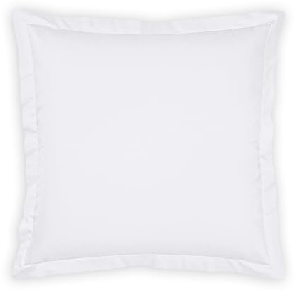 Magano® Luxus Kissenbezug 80x80 Weiß | Bambus & Baumwolle Satin | 400 TC Premiumqualität | Hypoallergen & Klimaregulierend | 5cm Stehsaum | Kopfkissenbezug 80x80 cm