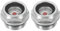 PATIKIL Air Compresseur Huile Vue Verre, 2 Paquet M18*1.5 Mâle Filetage Aluminium Alliage Huile Liquide Niveau Jauge Air Compresseur Pièces avec O-anneau