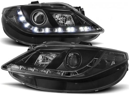 Led Scheinwerfer Set in schwarz für Seat Ibiza 6J 2008-2012