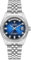 CADISEN Automatik Uhr Herren Mit Gangreserve Automatik Saphirglas Wasserdicht 38MM Kalender der Wochentage (8229 blau)