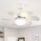 Mursche Deckenventilator Mit Beleuchtung und Fernbedienung Leise - Deckenlampe Wohnzimmer 6 Flügeln Ventilator Design Timing Deckenleuchte Fan E27 Schlafzimmerlampe für Schlafzimmer Küche Esszimmer