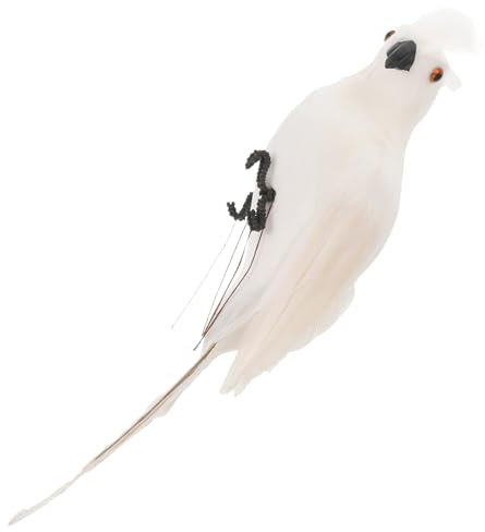 BCOATH Simulations Papageien Künstliche Vögel Zur Dekoration Vögel Zum Basteln Papageien Dekor Künstliche Papageienmodelle Gefälschte Vögel Vogelornamente Lebensechte Simulierte