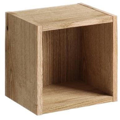 Lomadox Badezimmer Regal 27x25 cm, Eiche