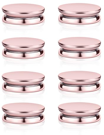 8stk Magnetische Hijab-Anstecknadeln, Mehrzweck-Magnetschal-Clip Magnetischer Schalverschluss Ohne Hängenbleiben Magnetische Broschennadel für Damen-Hijabs Schals und Kleidung (Rosa)