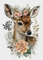 HEIBAGO Giraffe Diamond Painting Erwachsene Diamant Painting Bilder Blume,5D Diamend Painting Tier Bilder als für Geschenk Zuhause Wanddekoration,30x40cm