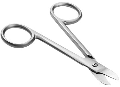 3 PAGEN® - Toenail Scissors Special for Hardened Nails - High-Quality Stainless Steel Finish - Length 10.5 cm - Pedicure Scissors for Easy Foot Care - Made in Germany