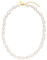 Purelei® Keshi Moonlight Gold Kette – aus langlebigem Edelstahl – Necklace mit natürlichen Perlen – Verstellbare Länge 40-45 cm - Modeschmuck für deinen individuellen Look – Perlenkette Damen