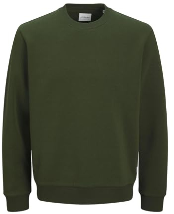 JACK & JONES Men's Jjebradley Sweat Crew Noos Sweater, Green (Duffel Bag), XXL