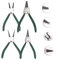 Ensemble de pinces à circlips pour un retrait et une installation efficaces des clips internes et externes (A)