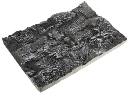 COLLBATH Tablero De Fondo para Acuario Papel Tapiz 3D para Terrario De Rocas Realistas Y Decorativo para Reptiles 45 X 30 Cm