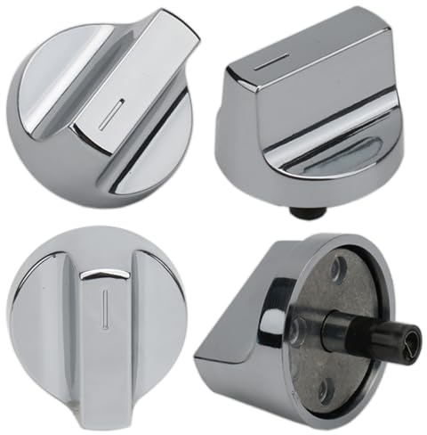 POCPUNAB W11517334 Range Knöpfe für Whirlpool-Gasherd, Ersatzteile, WEG745H0FS0, WEG515S0FS0, kompatibel mit Whirlpool-Herdbrenner-Einstellknöpfen, Gerätezubehör, 4 Stück