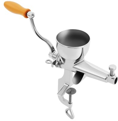 Manuelle Saftpresse,304 Edelstahl Saftpresse Edelstahl Frucht Gemüse Entsafter Fruchtpresse Küchenhandbuch Weizengraspresse Limettenpresse Obstpresse Küche,mit C-förmigen Klemme