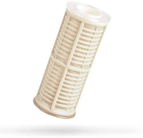 Schläfer 1957010 | Cartuccia Mini per Contenitore filtro Depurazione dell' acqua potabile 125x70 mm, Cartuccia filtrante 5 da 60 micron con rete in nylon lavabile per uso alimentare.
