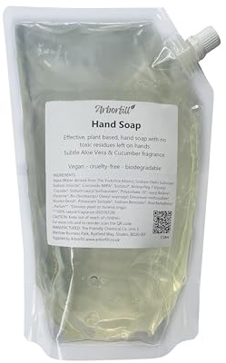 Eco Hand Soap Refill, Fig Scented Plant Based Hand Wash, 1 Litre Refill