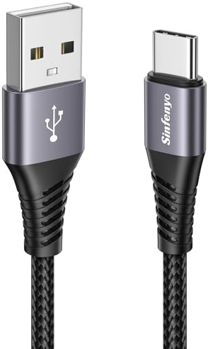 USB to USB C Charger Cable 2M Samsung Phone Charger Cable Fast Charge Lead | Type C Cable for Samsung Galaxy S26 S25 S24 S23 S22 S21 S20 Ultra S10 S9 S8 Plus A16 A17 A15 A14 A13 A12 A53 A33 Z Flip5