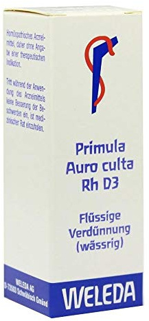 PRIMULA AURO culta RH D 3 Dilution 20 ml