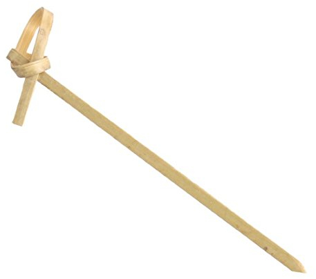 Fiesta Green Bamboo Looped Skewer - 90mm (Pack 100)