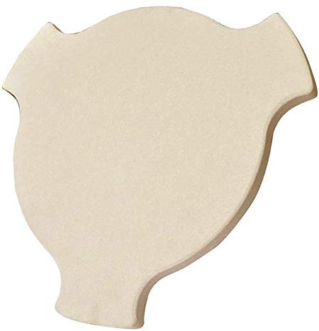 soldbbq Heat Deflector Stone Replacement Parts for Char-Griller 6211 Smoking' Stone Jr. Heavy Duty Ceramic Pizza Stone