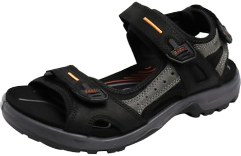 Ecco Herren Sandalette in schwarz-Kombi