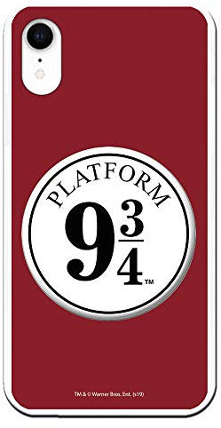 Offizielle Harry Potter Anden 9 3/4 Schutzhülle für iPhone XR zum Schutz Ihres Handys. Flexible Silikonhülle mit offizieller Harry Potter-Lizenz.