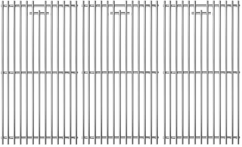 43,5 cm Grillroste für Nexgrill Ersatzteile 720-0882A 720-0882S 720-0882D 720-0888N, Members Mark 720-0882D, für Charbroil Ersatzteile 463234413 463234614 46323 4815, Edelstahl, 3 Stück