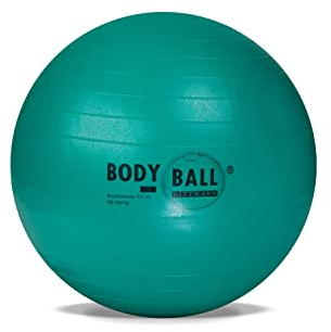 Gymnastikball | Fitnessball | Sitzball | Yogaball | Sportball | Bürostuhl | Stuhl (55cm Ø grün)