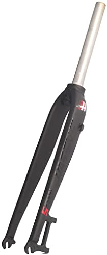 Forcelle Rigide MTB, Forcella Anteriore MTB In Lega Di Alluminio 26/27.5/29 Pollici, Forcella Anteriore Bici Superleggera Con Tubo Dritto Cordless Da 28,6 Mm, Freno A Disco, 9 Mm QR A,27.5 inches