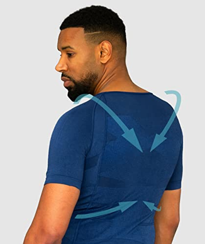 Curveless Smart-Shirt® T-shirt Intelligent | Correcteur de Posture | Anti Mal de Dos | Redresse Dos et Epaules | Confort Extrême | Stimule les Muscles