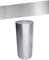 Tapetenbordüre, gebürstetes Silber, Wanddekoration, abnehmbar, selbstklebend, selbstklebend, PVC, Sockelleiste, selbstklebend, 5 cm x 500 cm